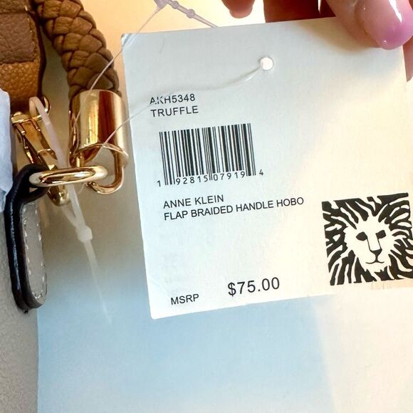 Anne Klein crossbody bag, in truffle - Picture 3 of 6